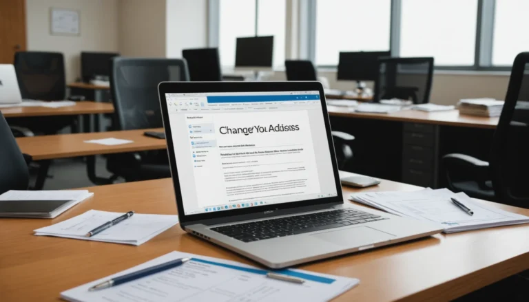 siret changement adresse